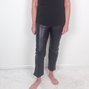 Wilsons Genuine Leather Black Pants Sz 4